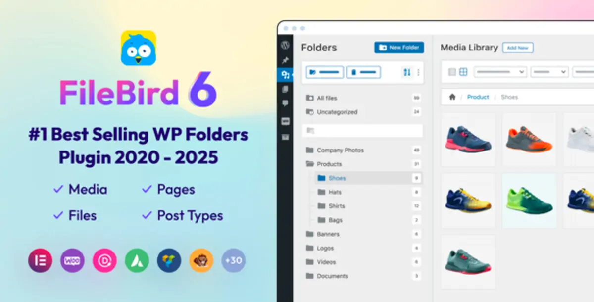 FileBird v6.5.1 - WordPress Media Library Folders